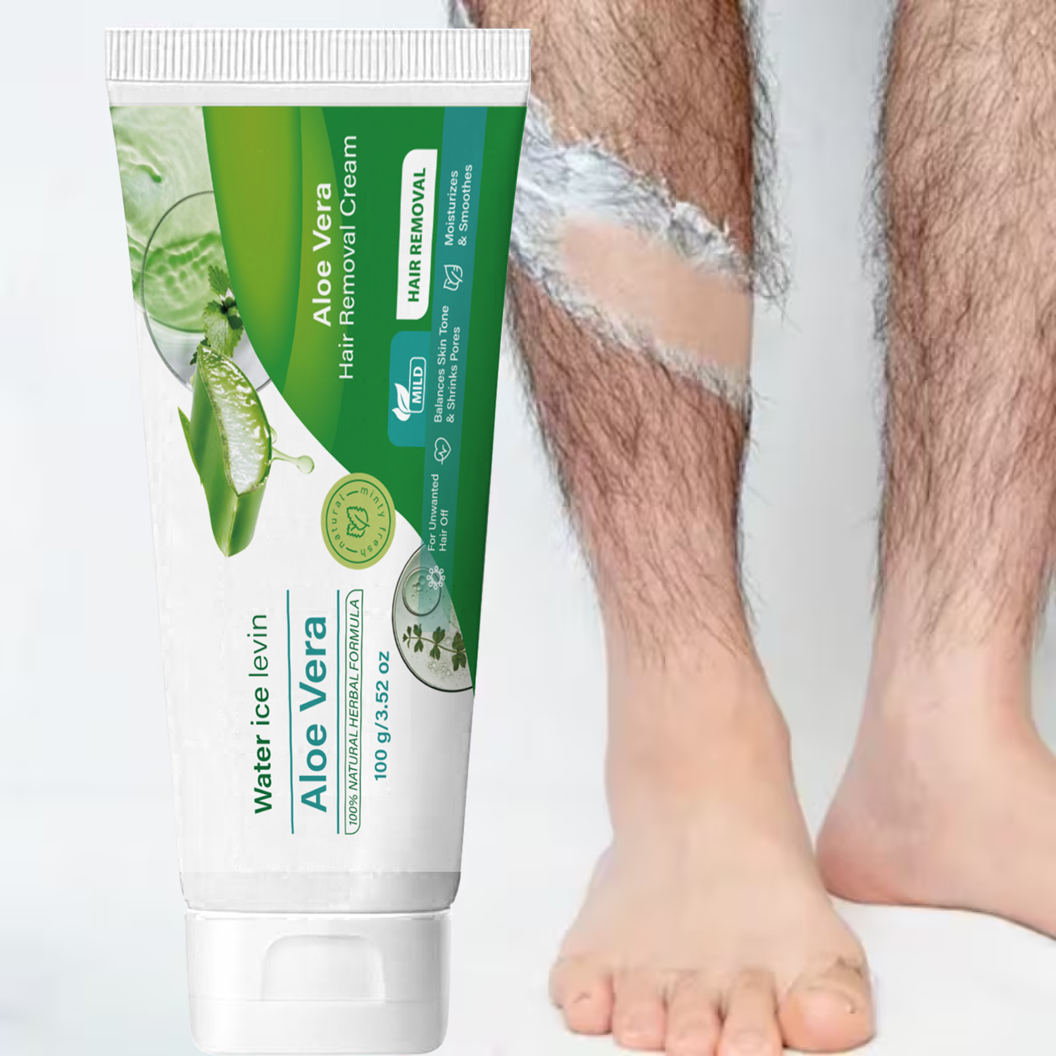 Hair Removal Cream - Aloe Vera Hair Removal Cream for