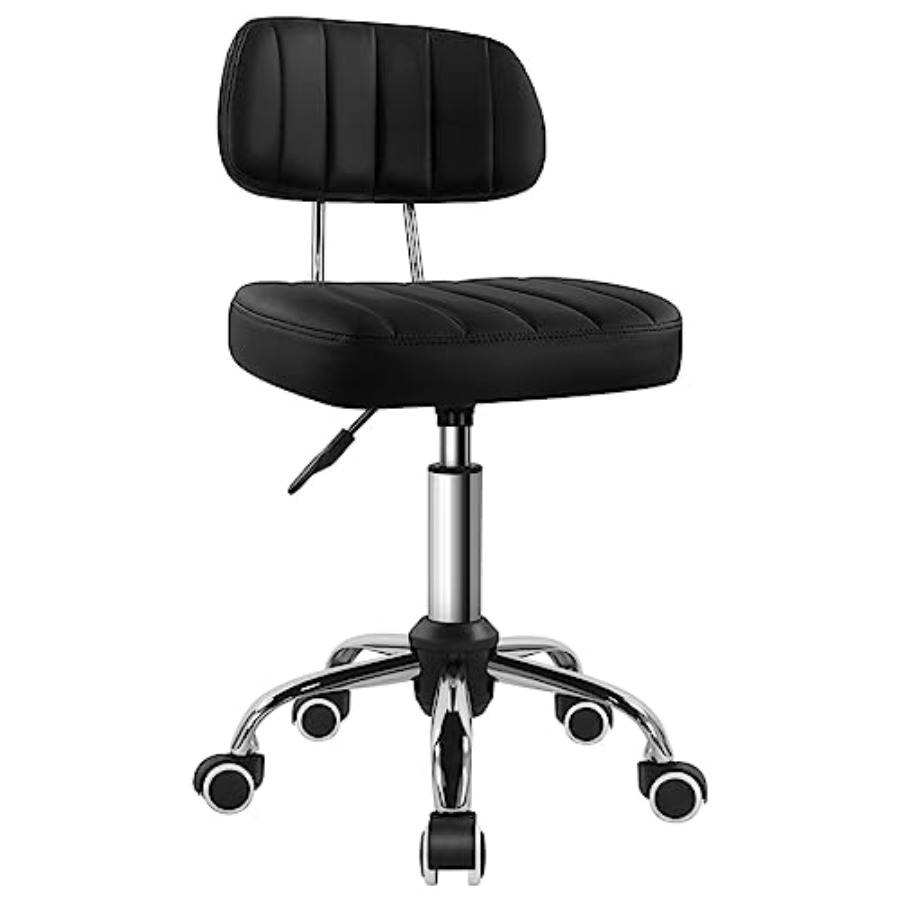 Spa & Wellness Paradies Braunschweig - Square Swivel Stool with Wheel for