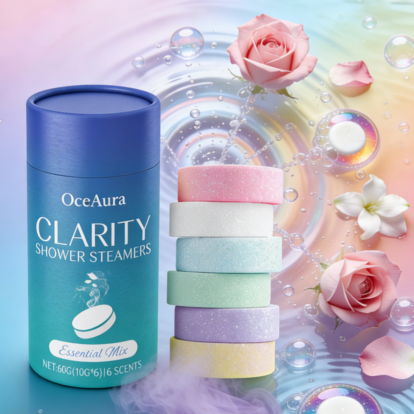 Shower Steamer Tablet - OceAura Aromatherapy Shower Tablets Relaxing Mind