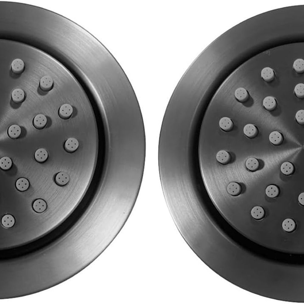 Spa & Wellness Paradies Braunschweig - Adjustable Wall-Mounted Round Brass Shower Jet