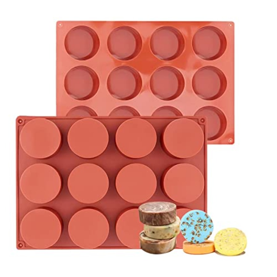 Round Silicone Soap Mold, 2 Pc – обзор и цена Shower Steamer Tablet