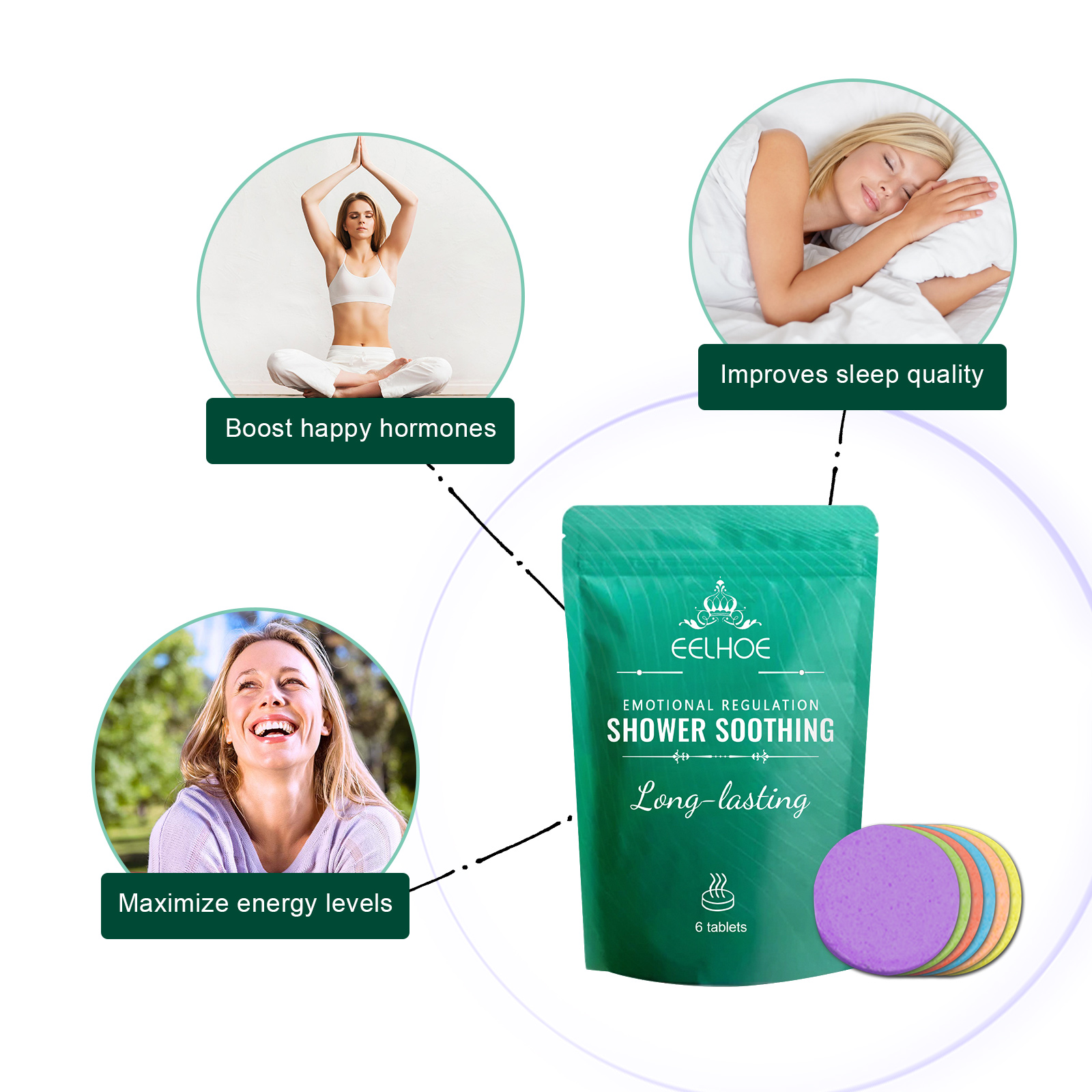 Shower Steamers for Stress Rel – обзор и цена Shower Steamer Tablet