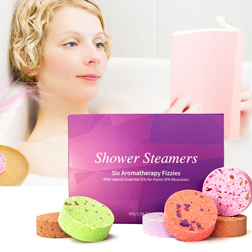 6Pcs Aroma Bath Tablets Natura – обзор и цена Shower Steamer Tablet