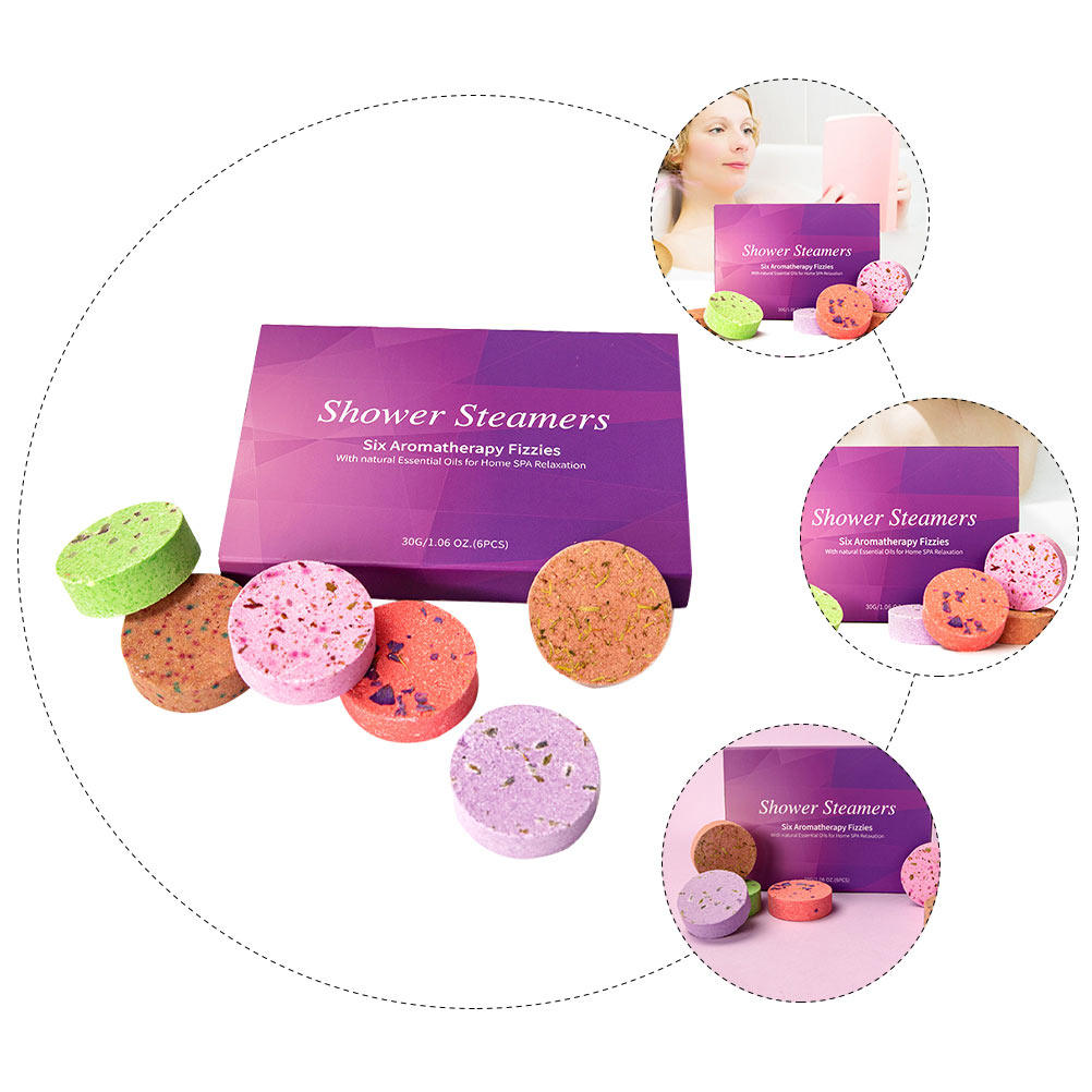 6Pcs Aroma Bath Tablets Natura – обзор и цена Shower Steamer Tablet