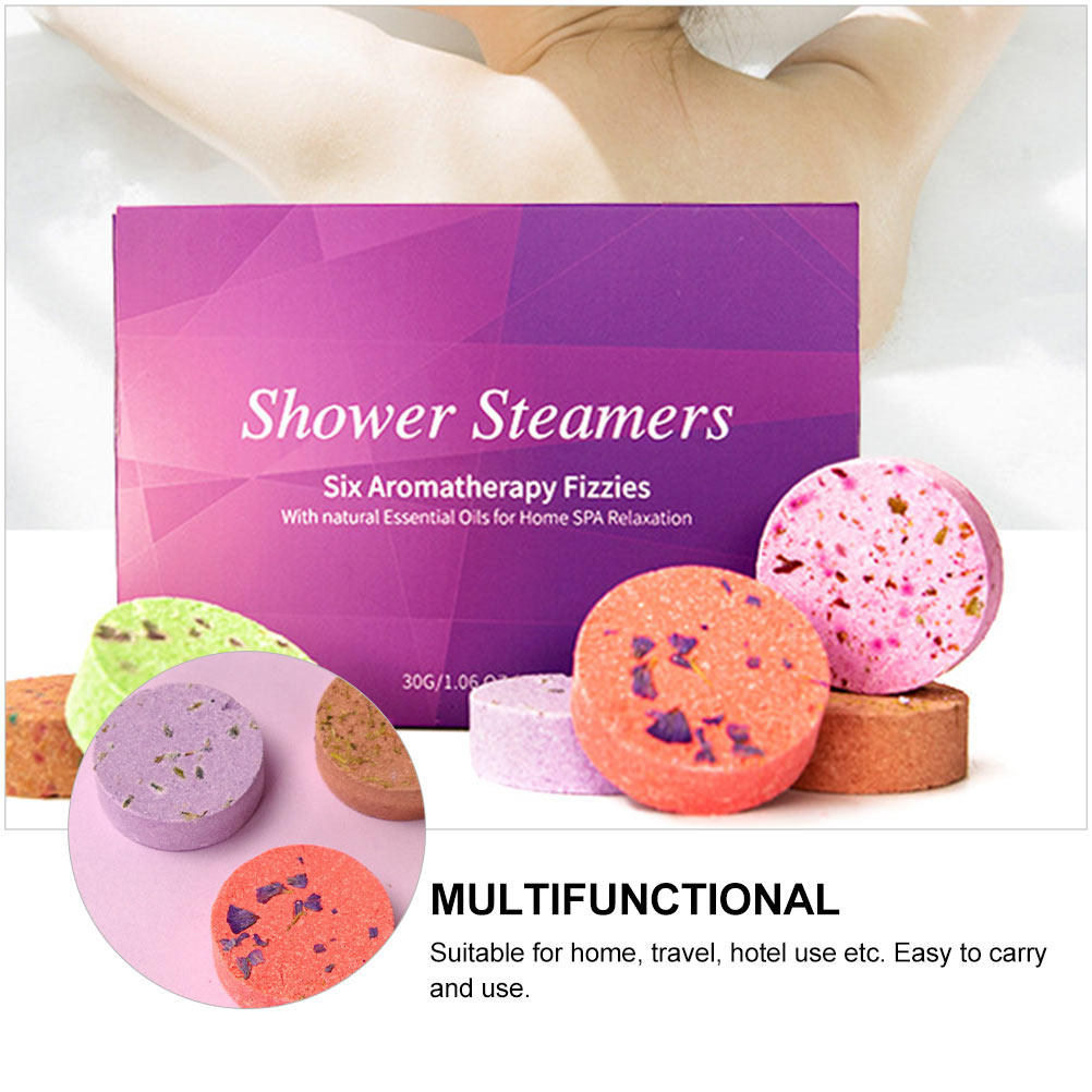6Pcs Aroma Bath Tablets Natura – обзор и цена Shower Steamer Tablet