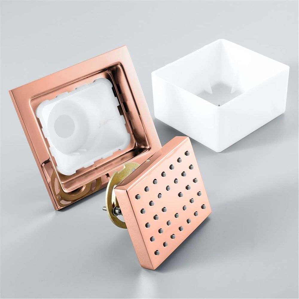 4-Piece Solid Brass Square Sho – обзор и цена Spa & Wellness Paradies Braunschweig