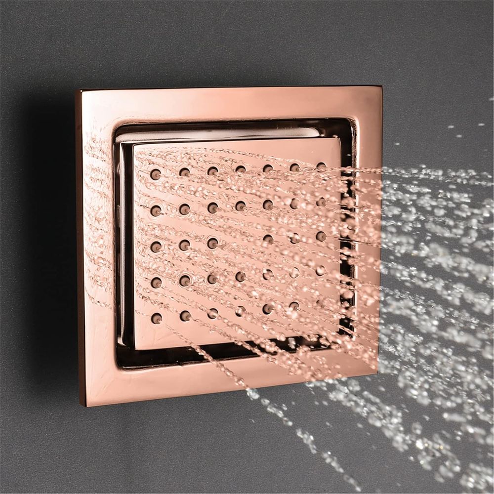 4-Piece Solid Brass Square Sho – обзор и цена Spa & Wellness Paradies Braunschweig