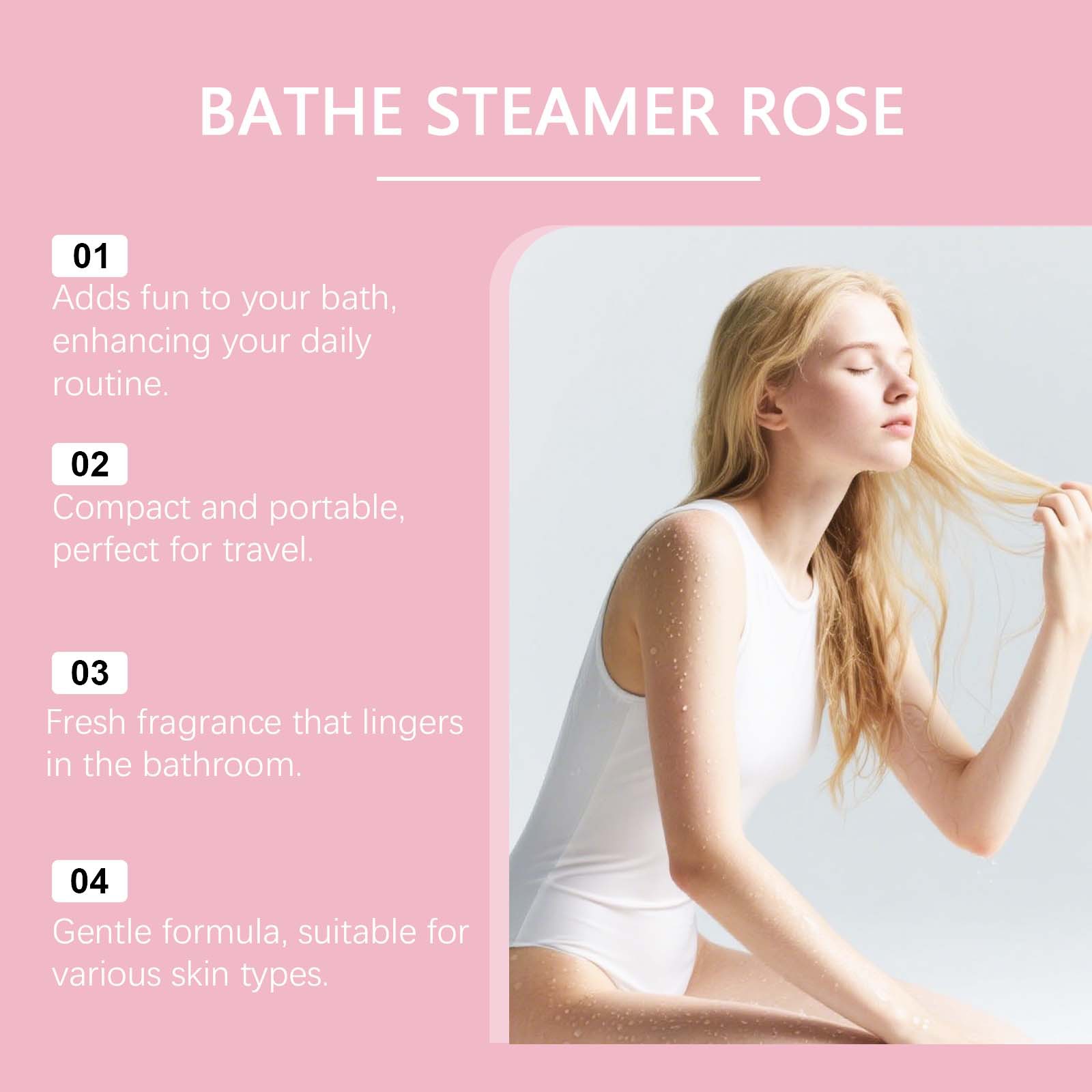Jaysuing Rose Shower Tablets C – обзор и цена Shower Steamer Tablet