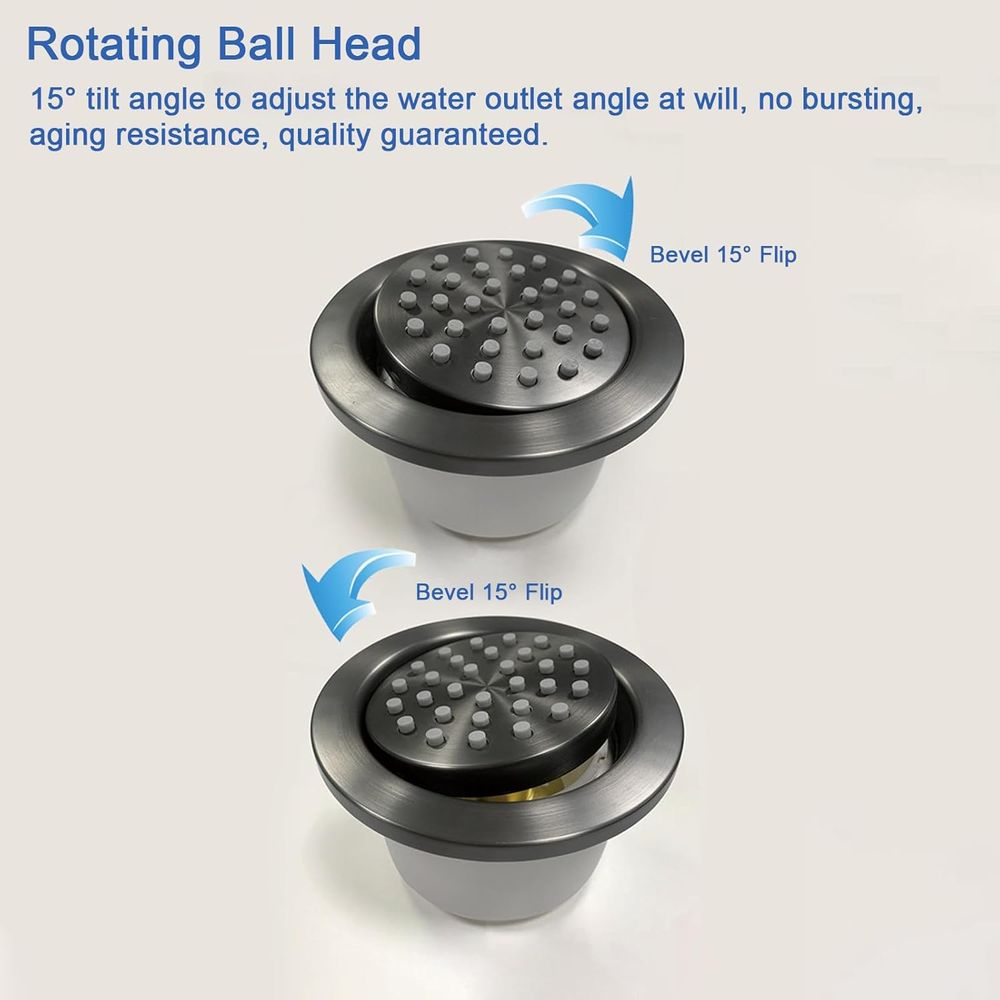 Adjustable Wall-Mounted Round  – обзор и цена Spa & Wellness Paradies Braunschweig