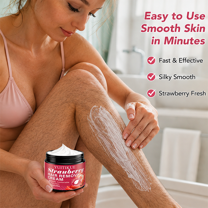 YUITIKUE 65g Strawberry Scent  – обзор и цена Hair Removal Cream