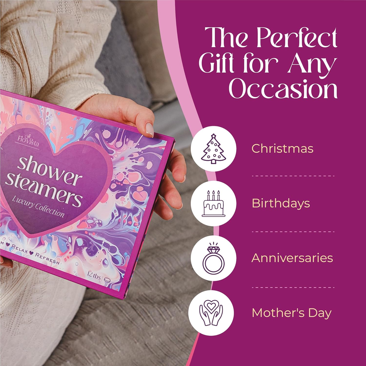 Shower Steamers Gift Set – 12  – обзор и цена Shower Steamer Tablet
